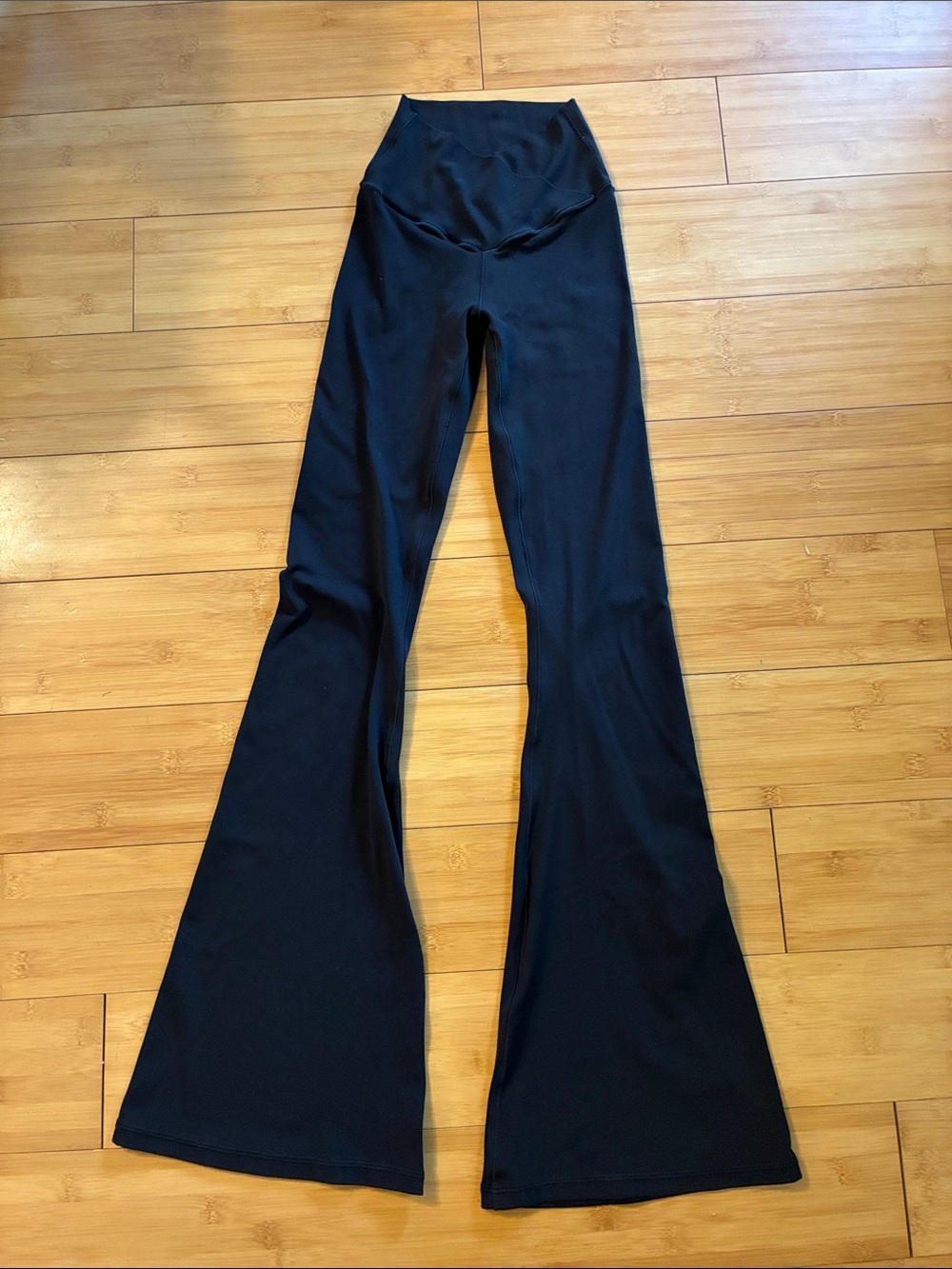 Offline by aerie Black High-Waist Flared Yoga Pants Leggings
